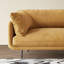 Coussin de canapé standard jaune moutarde 100 % polyester-955271064