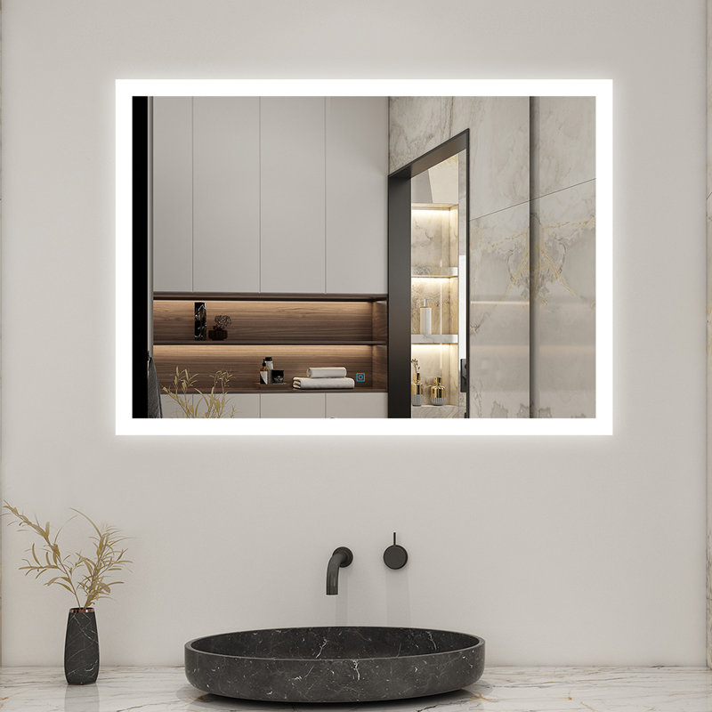Adreann Rectangle Mirror, 70cm H x 120cm W