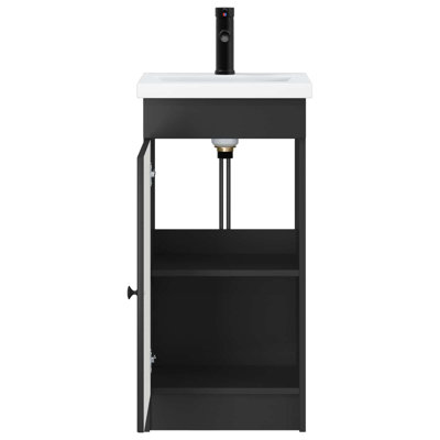 Single Bathroom Vanity with Ceramic Basin