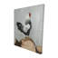 Toile brune Wyandotte Rooster | Art mural maison de ferme