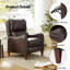 Fauteuil inclinable en cuir véritable l 28,8 po Neliyah-105914580