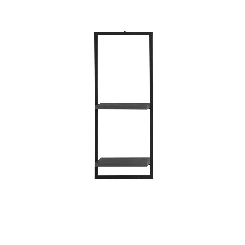 Locelso Floating Shelf, Black/Grey