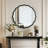 " wood wavy vanity mirror | modern wall decor for bathroom, bedroom, living room, dining room, cloakroom & entryway-177248888-177248891-177511498