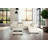 Aamanah 97"Faux Leather Sectional with Ottoman-87301209-87327954