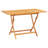 Solan Solid Wood Patio Dining Set Rectangular Table-1699234163