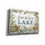 «Epic Graffiti» «Lakeside Retreat III» par Silvia Vassileva, art mural sur toile, 60 po x 40 po