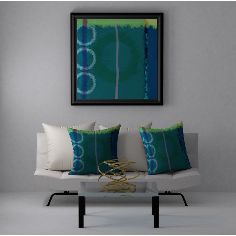  Housse et insert de coussin carré indéniablement délicat, H 18 po x l 18 po