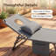 Fauteuil de bronzage robuste 3-en-1 avec trou pour le visage, chaise longue de plage pliable réglable à 5 positions pour bronzer en camping-1574459984