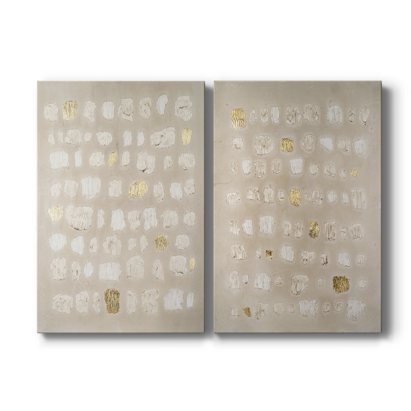 Embellished Cobblestone I-Premium Gallery Wrapped Canvas -Ready to Hang, 18" H x 24" W