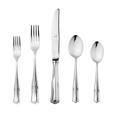 Bavaria Flatware Set - 5 Pieces - Stainless Steel
