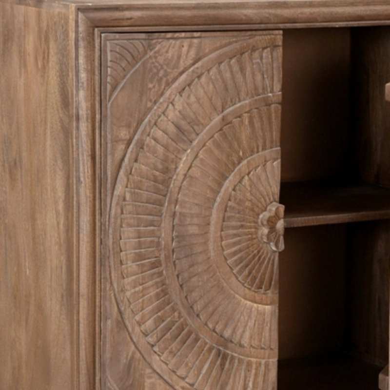 Armoire d'appoint 33 po, Brun, Métal / bois