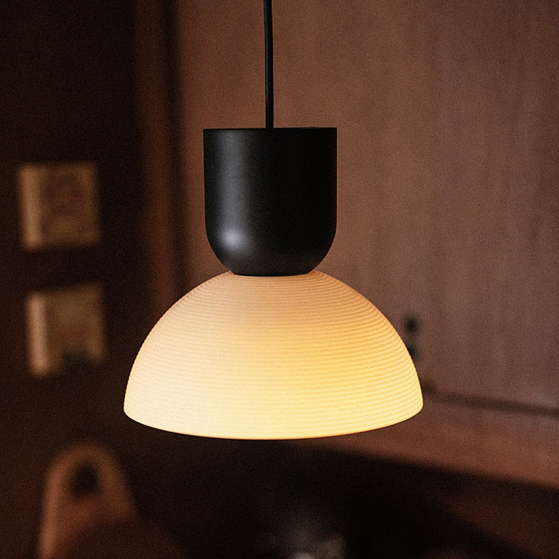 Buia Pendant Light, Carbon, Black