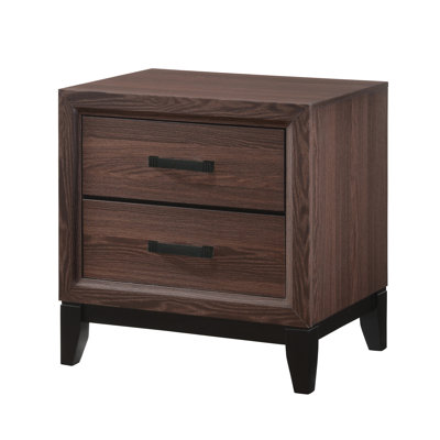 Margrith 2-Drawer Wooden Nightstand by Union Rustic