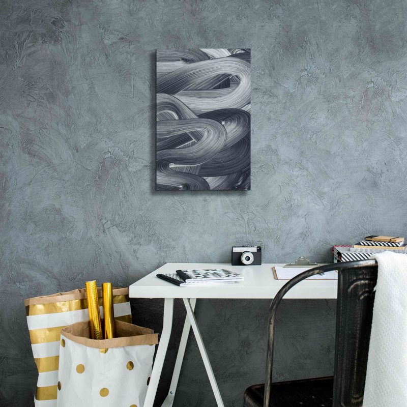 «Brushed 4» par Design Fabrikken sur toile, H 18 po x l 12 po x P 0,75 po