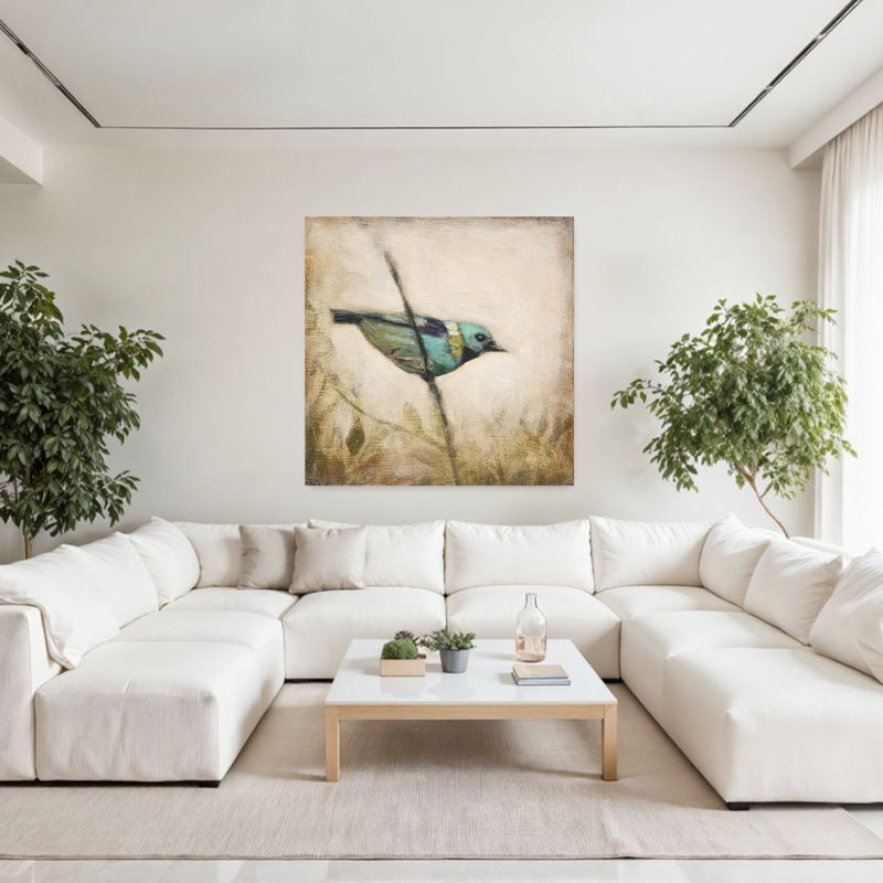 Art mural contemporain Dryad, H 48 po x l 48 po