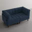 Upholstered Tufted Corduroy Modular Sofa with Pillow Back-1355456859