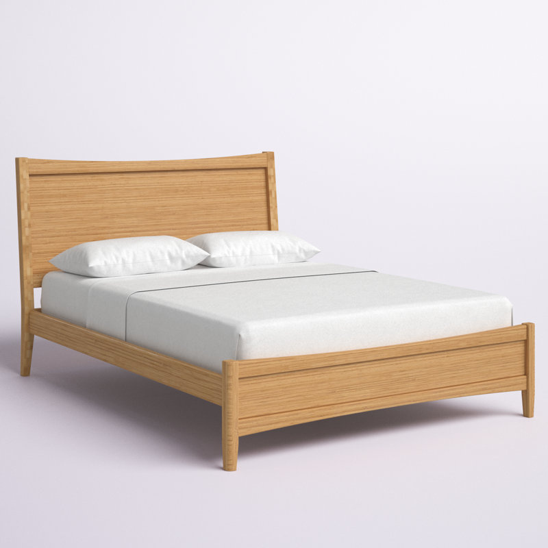 Bonadie Solid Wood Platform Bed, Queen