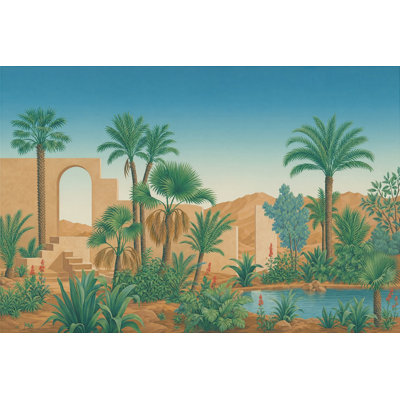 Walls Wallpaper Desert Palm Trees Wall Mural