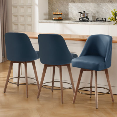 Tabouret de comptoir pivotant 26 po Kishmat