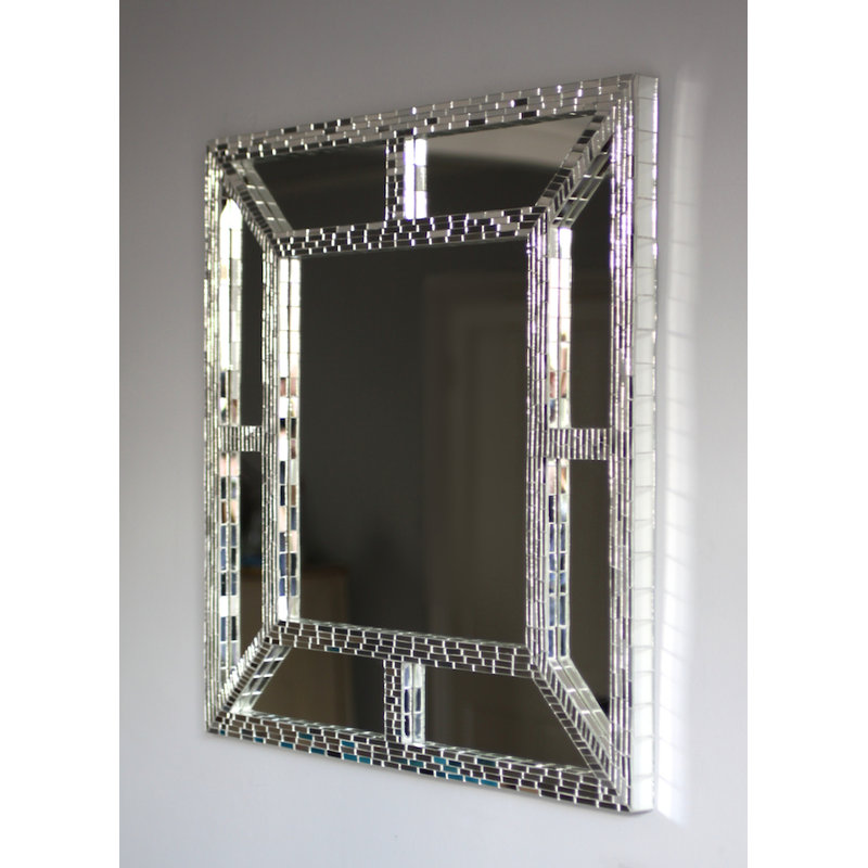 Flat Wall Mirror, Mirrored, 80cm H x 80cm W