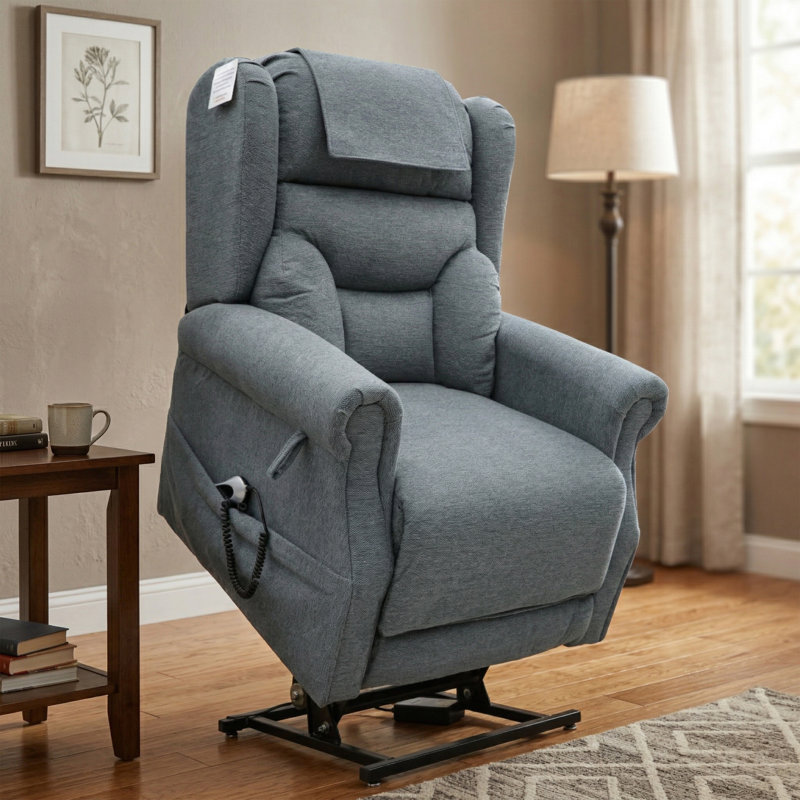 85cm Wide Lift Assist Standard Recliner, Grey