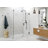Illume 60 in. x 35 in. x 78 in. 90-degree Fully Frameless Wall Hinged Glass Shower Enclosure-91059150