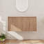 Base de meuble-lavabo mural 36 "avec 2 portes