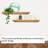 VWOOX Wood Serving Tray