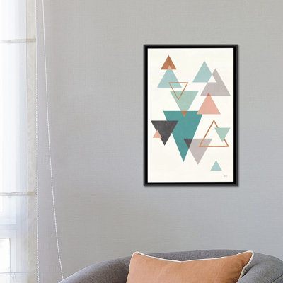« abstract geo ii » par veronique charron, impression sur toile