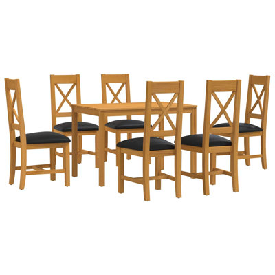 Oak Solid Wood Dining Set