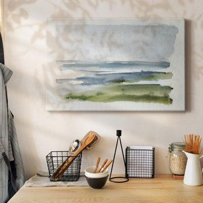 Coastline Splash I-Gallery Wrapped Canvas