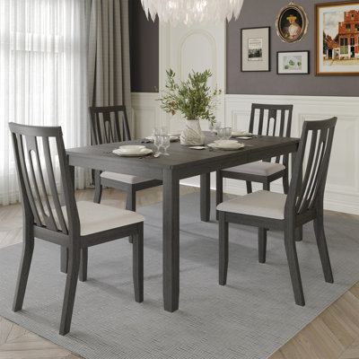 Ocossio Kaitlyn 59.05 L x 35.43 W Dining Set by Winston Porter