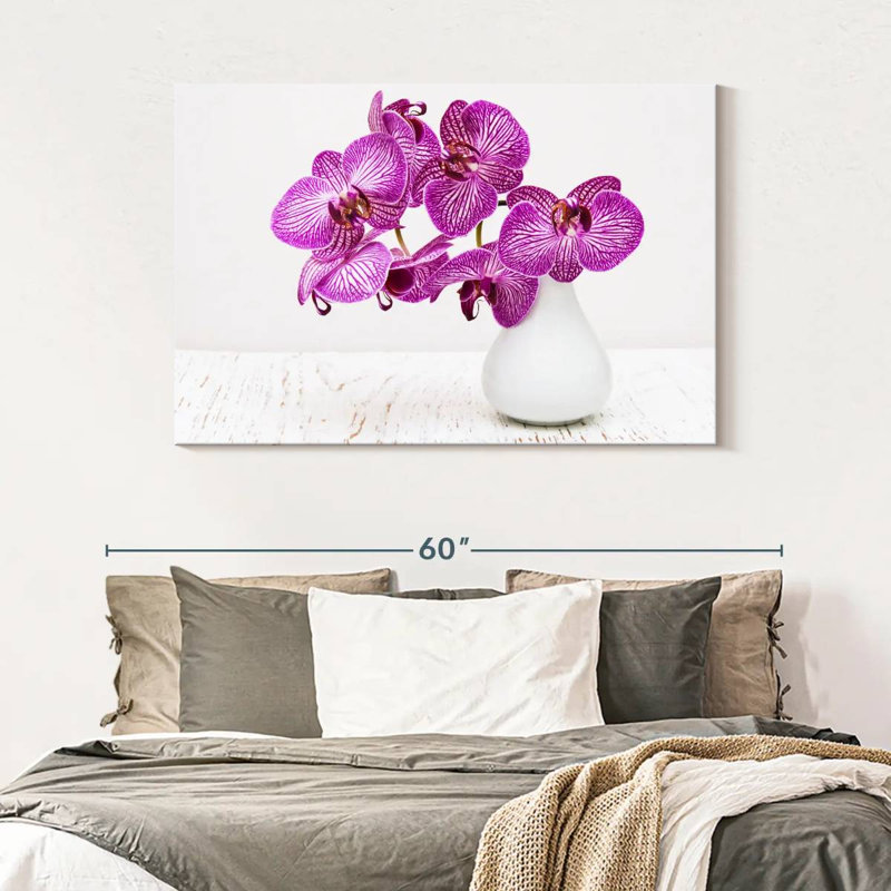 Orchids In A Vase, 32" H x 48" W