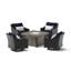Deco Motion Fire 5 Piece Deep Seating Group with Cushion-1031894942