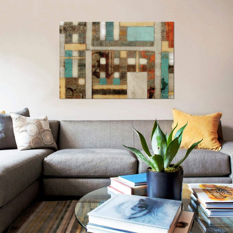 « secret perdu », impression sur toile, H 26 po x l 40 po x P 1,5 po, Pas de tapis, Toile tendue