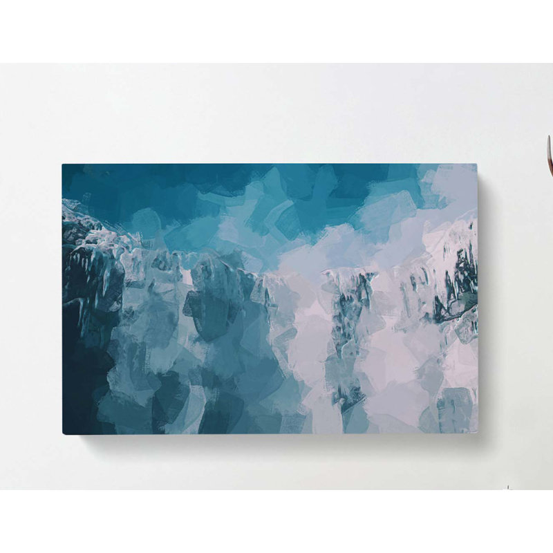 Above A Waterfall In Abstract - Wrapped Canvas Painting, 40cm H x 60cm W x 3cm D