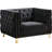 Michelle 44" W Tufted Velvet Armchair-2119286911