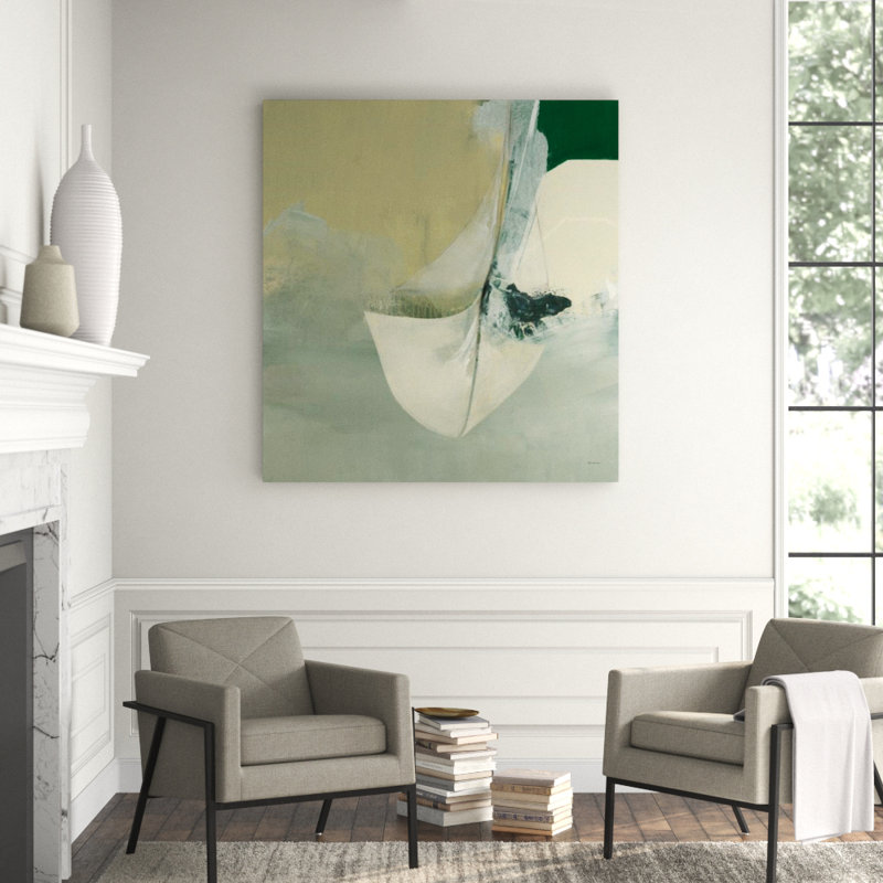 Via Dolce Print by Third & Wall, 50" H x 47" W x 1.5" D, Brush Gel