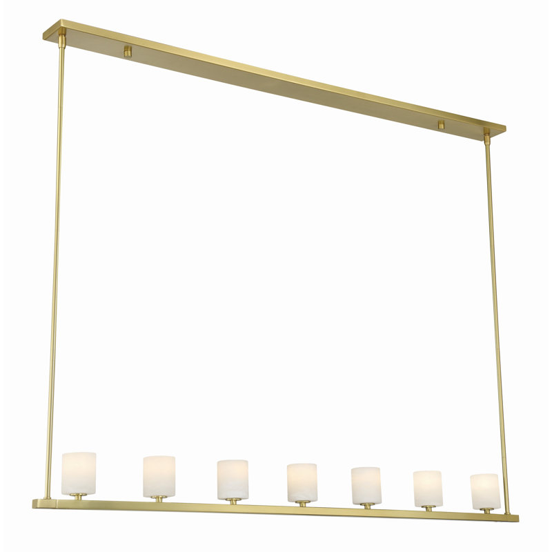 Rashana 7 - Light Dimmable Linear Chandelier
