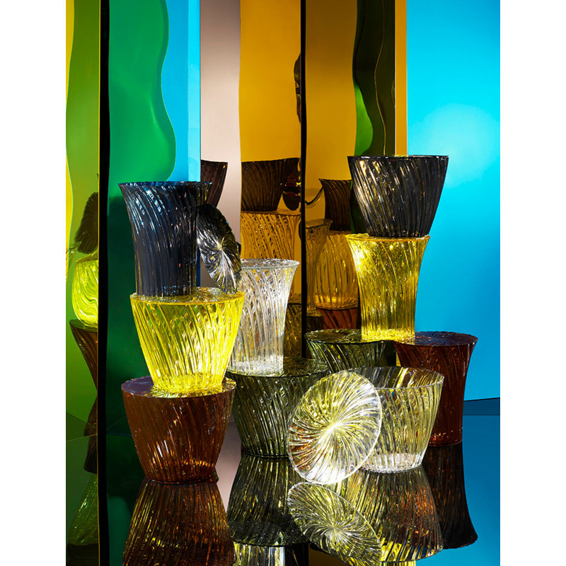 Sparkle End Table, Crystal