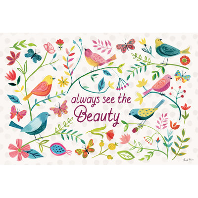 «Budding Beauty I» par Farida Zaman - impression sur toile tendue