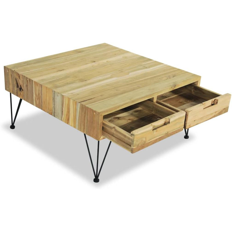 Table basse simple avec rangement Calin