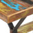 Greidys Solid Wood Top Metal Base Dining Table