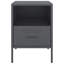 Bedside Cabinets 2 pcs 36x39x50,5 cm Steel-743405773