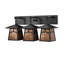 Éclairage pour meuble-lavabo 3 lumières stillwater hill top