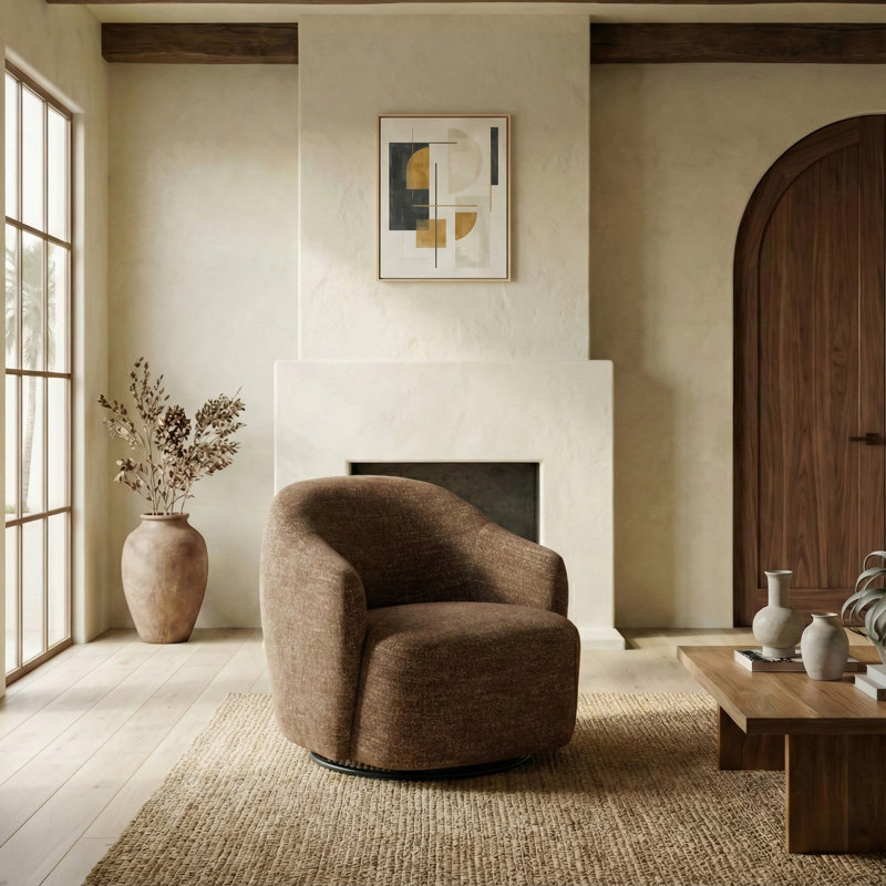 Servando Accent Chair, Dark Brown
