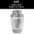 Astoria Grand Cremation Urn for Human Ashes for Adults, Funeral Burial Handcrafted Decorative Urns with Velvet Bag for Easy Preservation and Portability [Wing]-1040050250