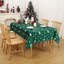 Nappe imperméable et facile à nettoyer avec arbre de Noël et flocon de neige-399374892-399374895