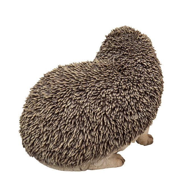 Life-Like Crawling Hedgehog Polyresin Garden Statue