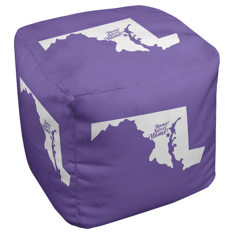 Repose-pieds à cubes annapolis the home, Mauve